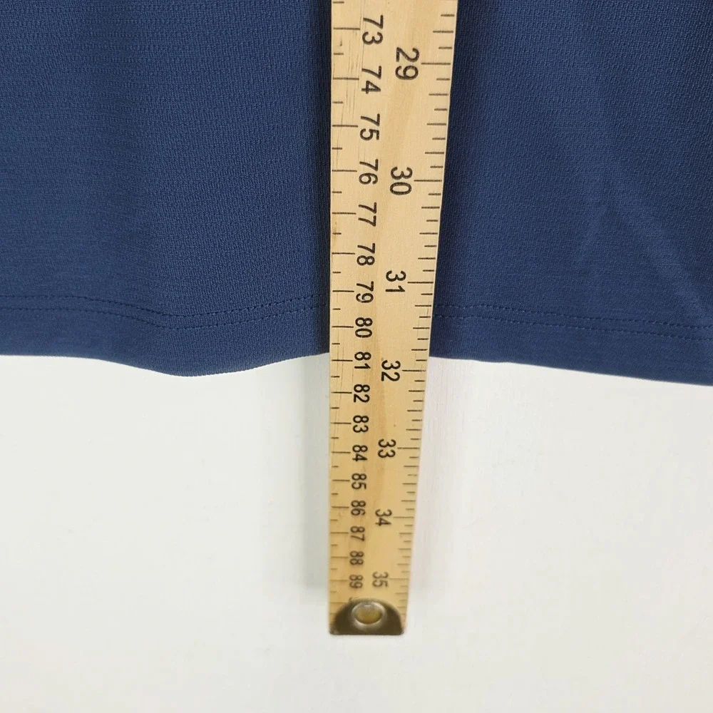 The North Face Men Blue 2XL Ambition 1/4 Zip Pullover Lightweight Flashdry Logo